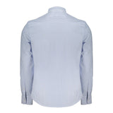 Chemise en coton bleu clair