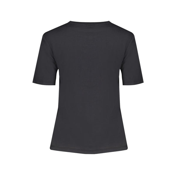 Black Cotton Tops & T-shirt