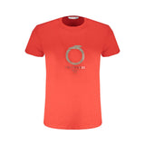 Rotes Baumwollt-Shirt