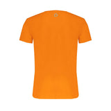 Orangefarbenes Baumwoll-T-Shirt