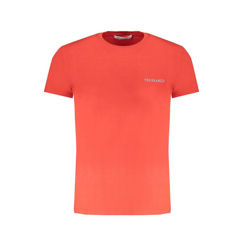 Rotes Baumwollt-Shirt