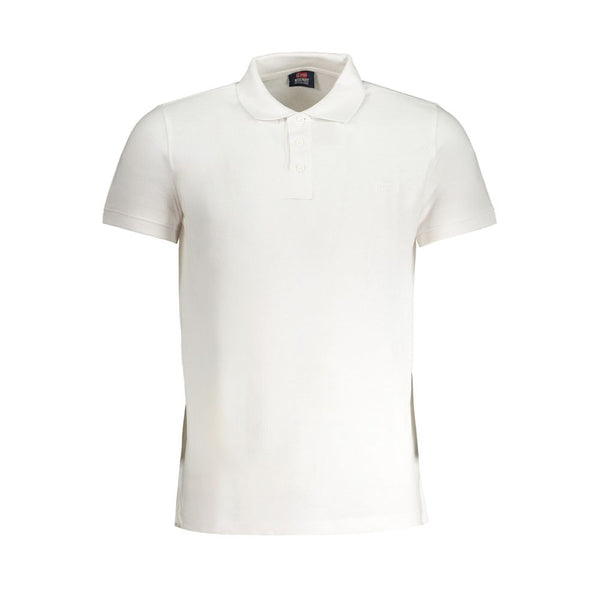 Polo de algodón blanco