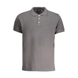 Polo en coton gris