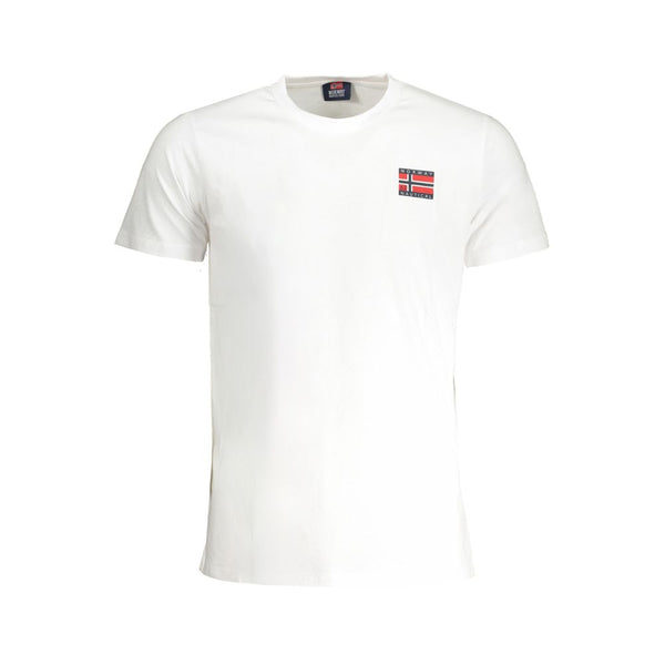 Camiseta de algodón blanco