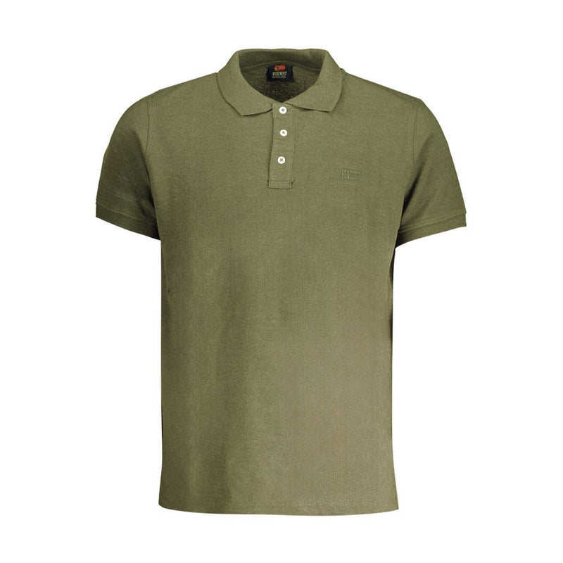 Polo en coton vert