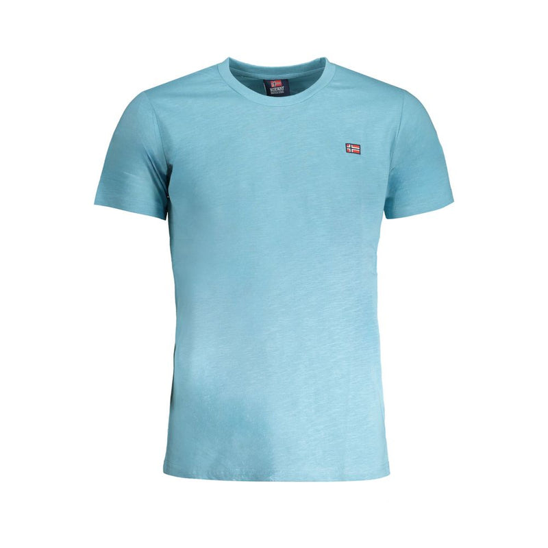 T-shirt en coton bleu clair