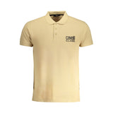 Beige Baumwollpolo -Hemd