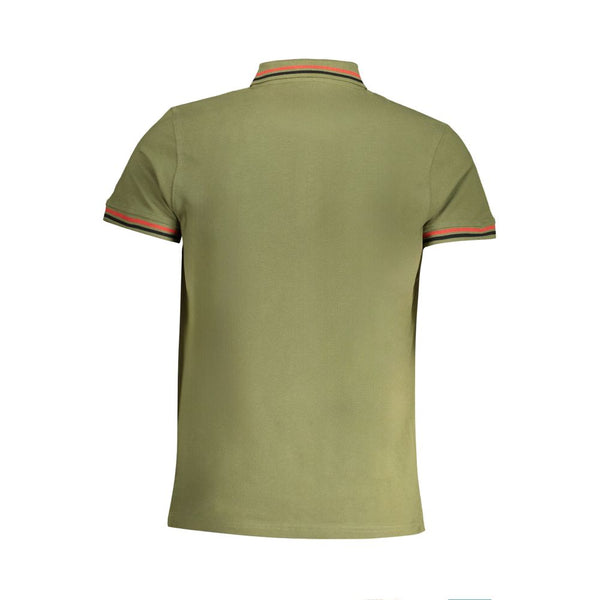 Shirt di polo in cotone verde