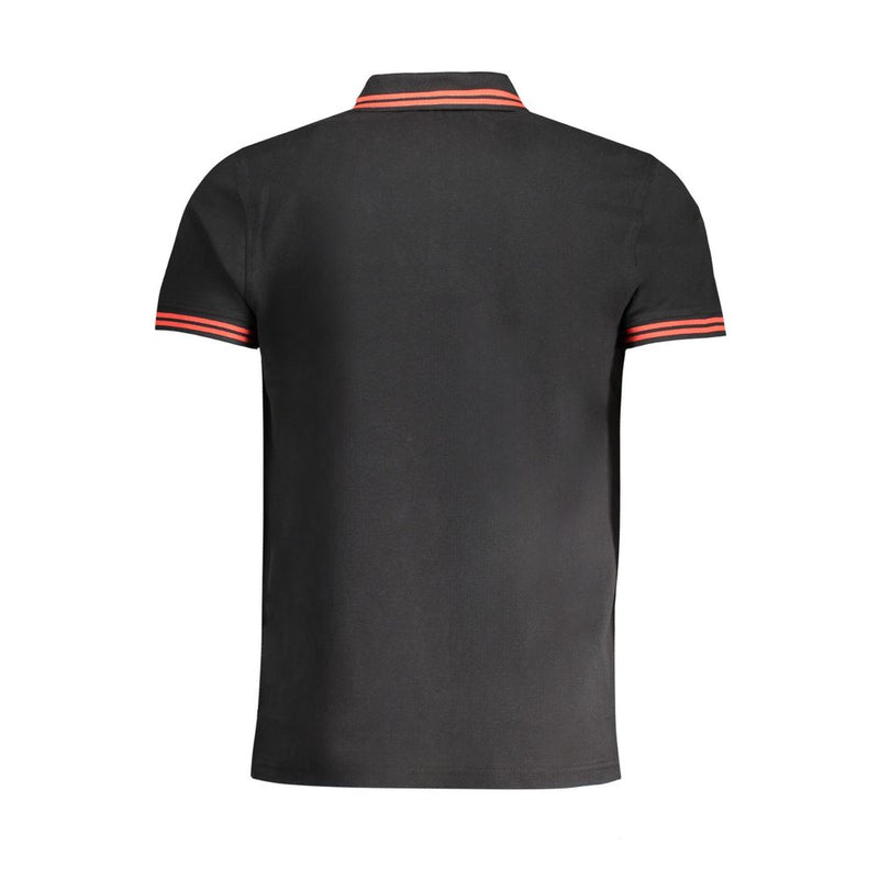 Polo de algodón negro