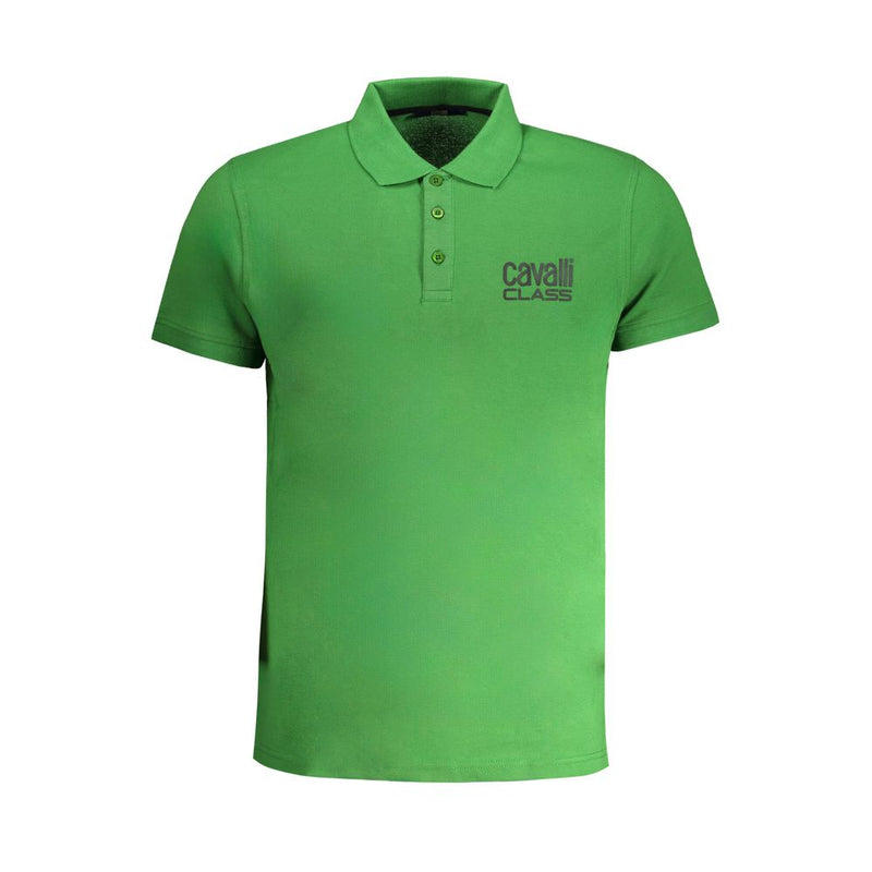 Shirt di polo in cotone verde