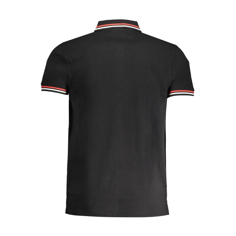 Polo de algodón negro