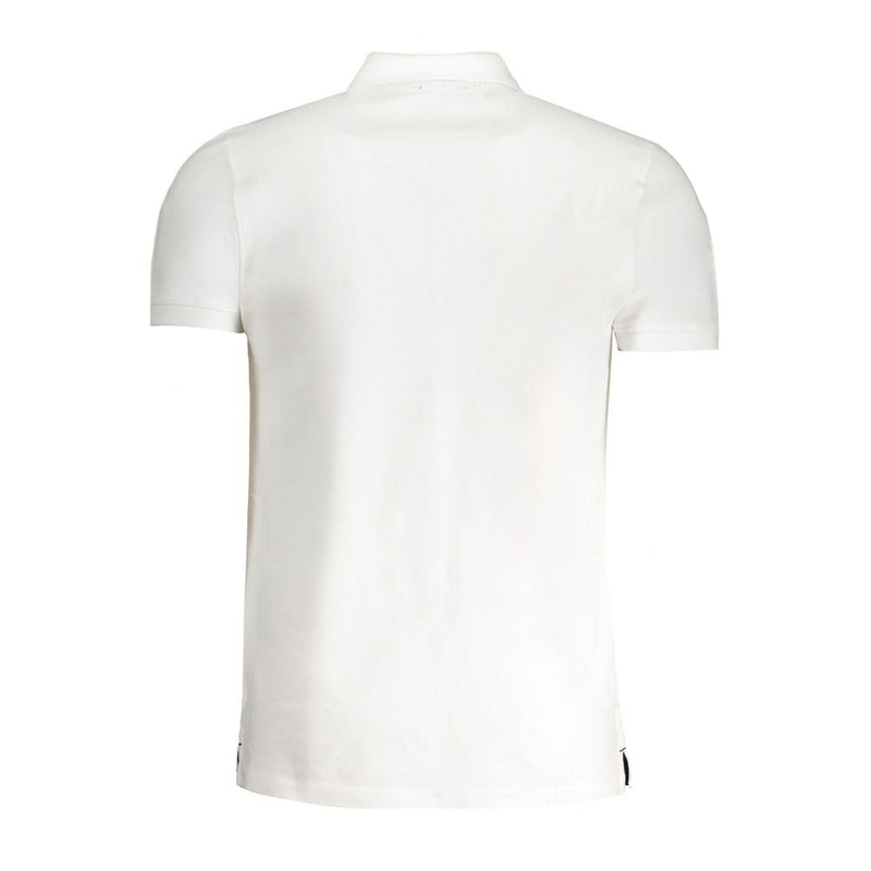 White Cotton Polo Shirt