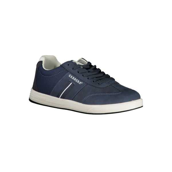 Sneaker en polyester bleu