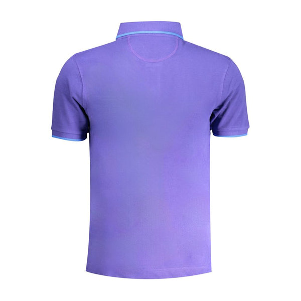 Polo en coton violet