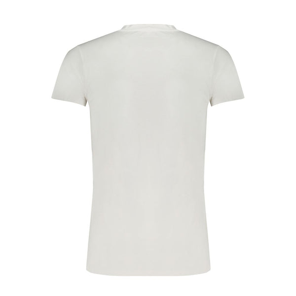 Camiseta de algodón blanco