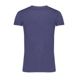 T-shirt en coton bleu