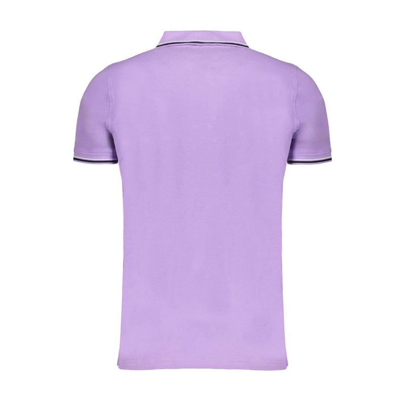 Purple Cotton Polo Shirt