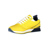 Zapatilla de deporte deportivo con atenuamiento amarillo atrevido