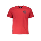 Rotes Baumwollt-Shirt