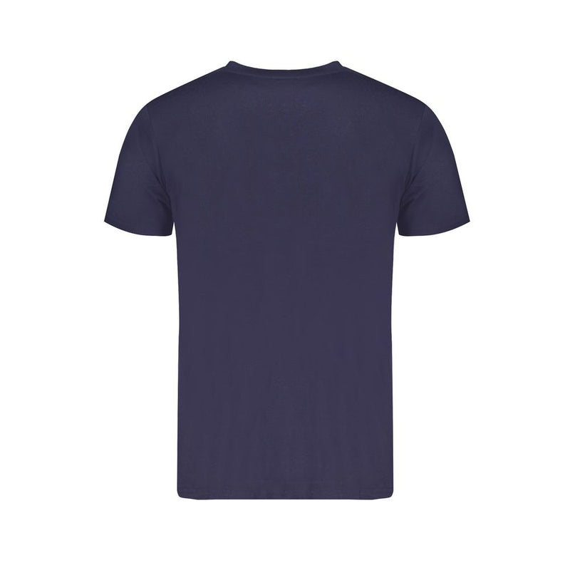 T-shirt en coton bleu