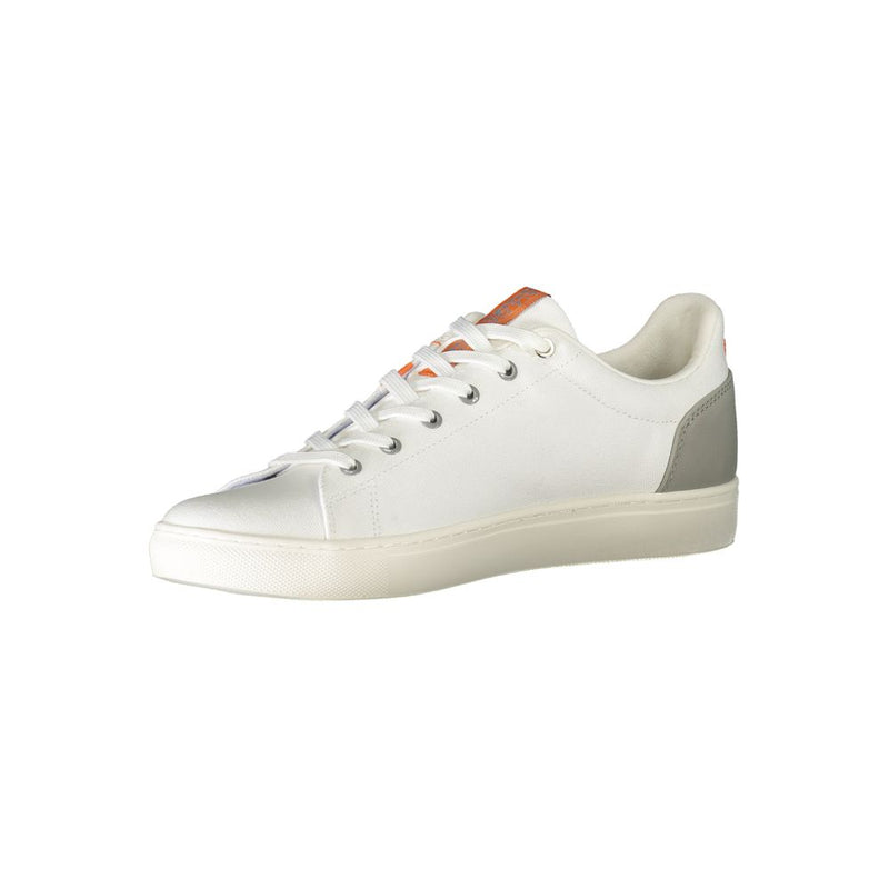 Sneaker in poliestere bianco