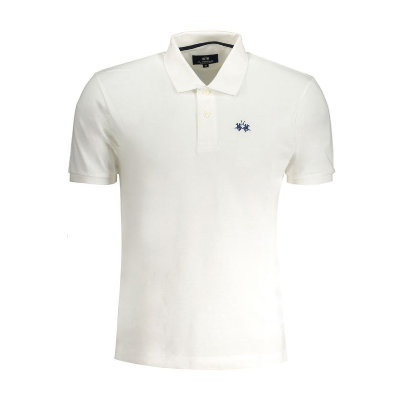 Polo de algodón blanco