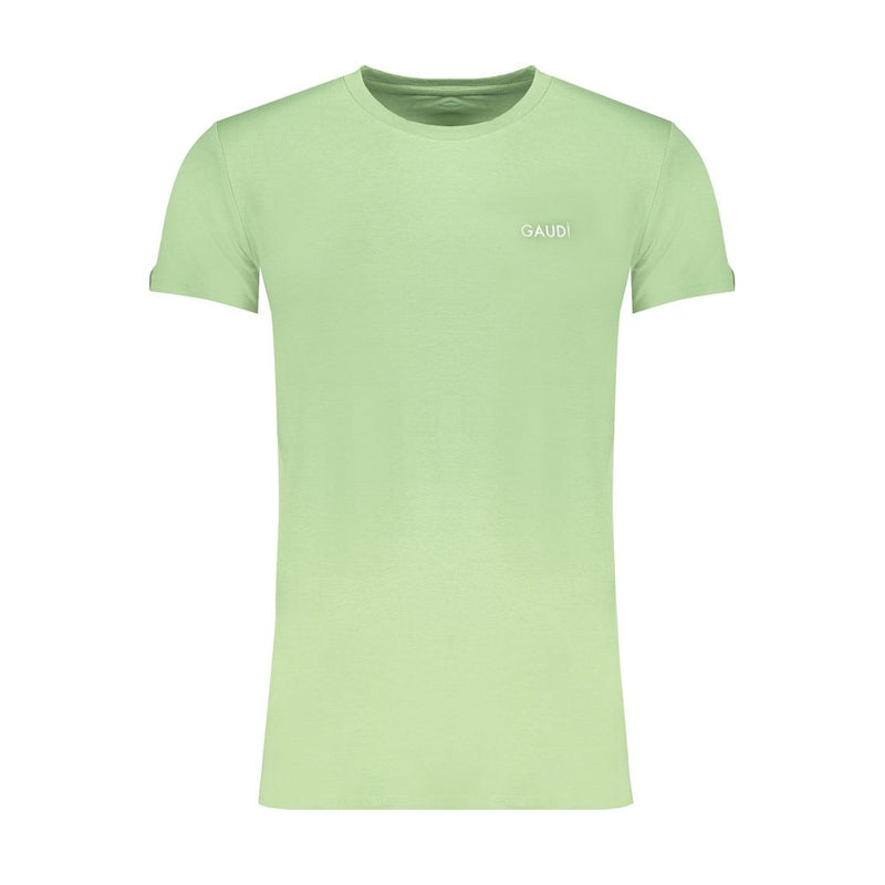 Camiseta de algodón verde