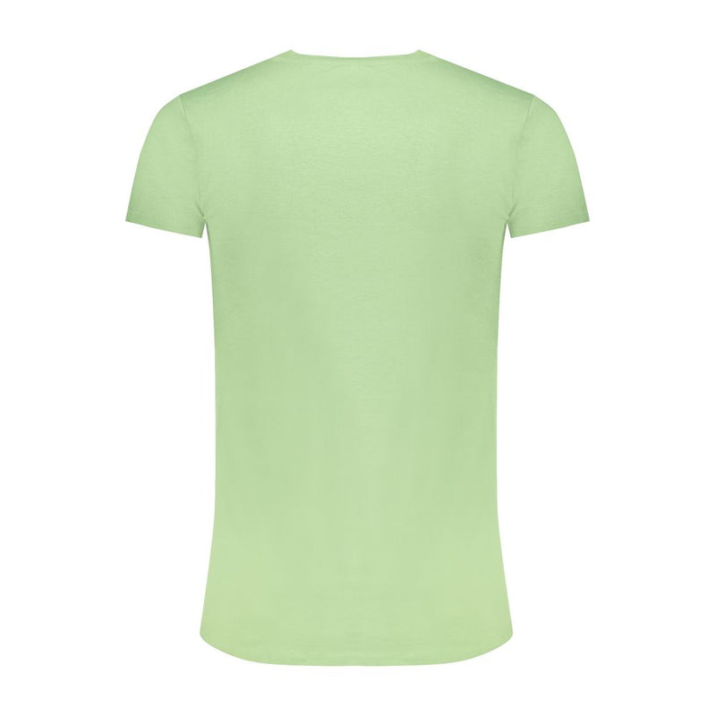 Camiseta de algodón verde