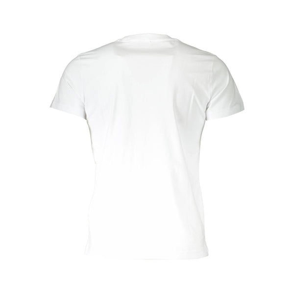 T-shirt à l'équipage imprimé blanc élégant