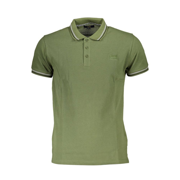 Shirt di polo in cotone verde