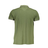 Shirt di polo in cotone verde