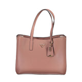 Pink Polyethylene Handbag