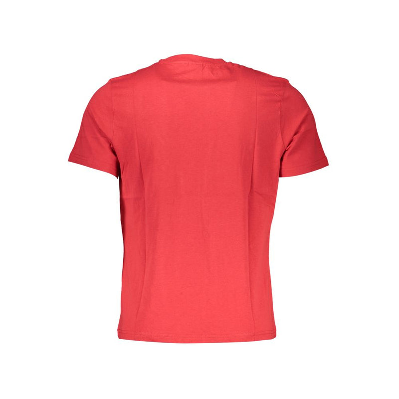 Rotes Baumwollt-Shirt