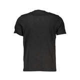 Camiseta de algodón negro