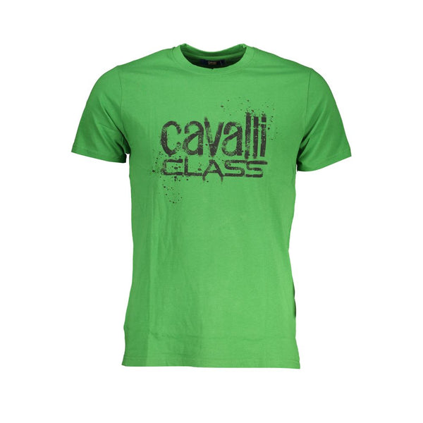 Camiseta de algodón verde