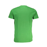 Camiseta de algodón verde