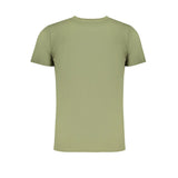 Camiseta de algodón verde