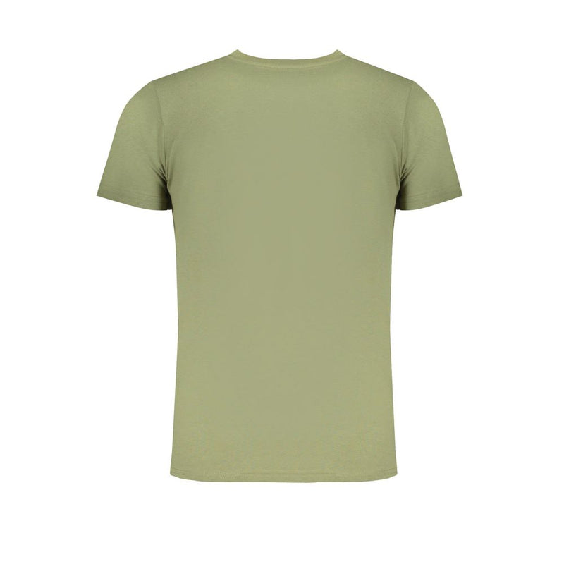 Camiseta de algodón verde