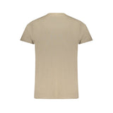 Camiseta de algodón beige