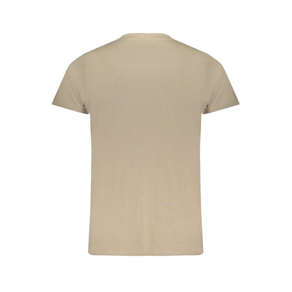 Beige Cotton T-Shirt