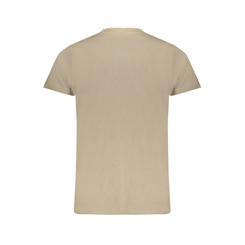 T-shirt di cotone beige