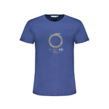 T-shirt di cotone blu