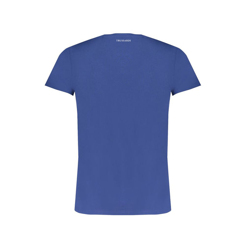 T-shirt en coton bleu