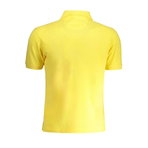 Polo en coton jaune