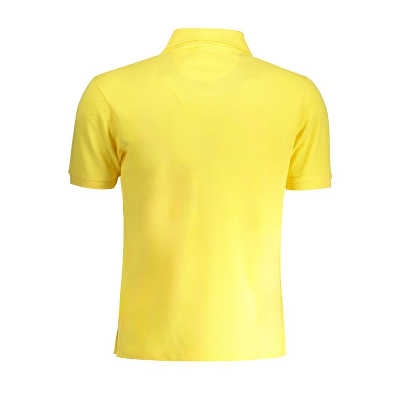 Polo en coton jaune