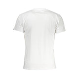 Klassischer fit runder hals gedrucktes t -Shirt