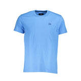 T-shirt brodé en bleu clair élégant