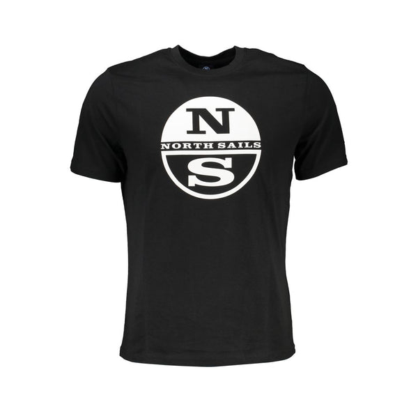 Camiseta de algodón negro