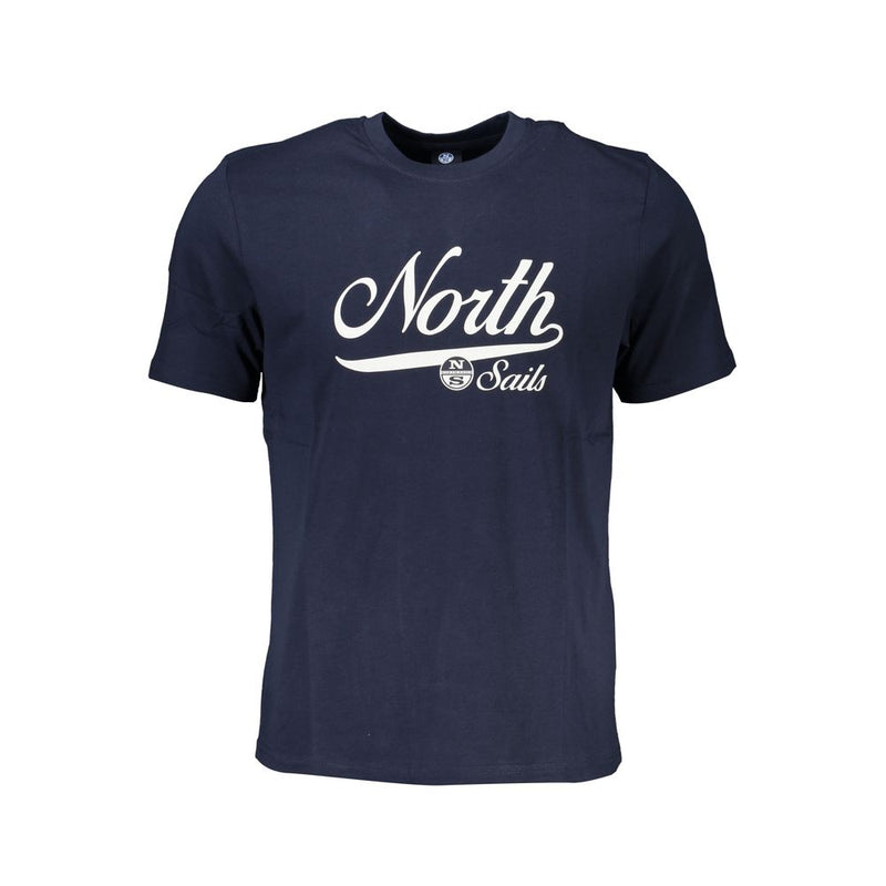 T-shirt en coton bleu