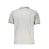 Gray Cotton Polo Shirt